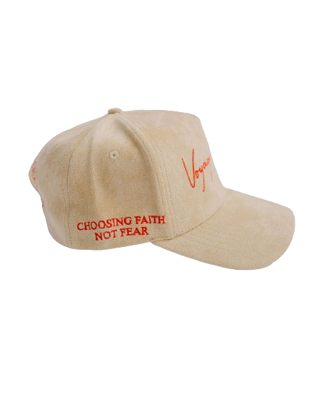 CHOOSING FAITH NOT FEAR SNAP-BACK (CREAM)