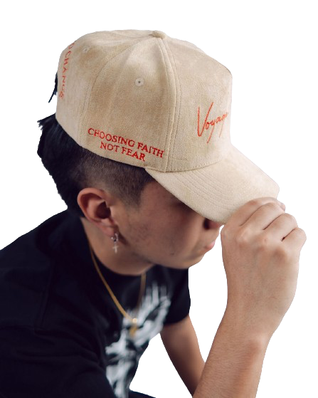 CHOOSING FAITH NOT FEAR SNAP-BACK (CREAM)